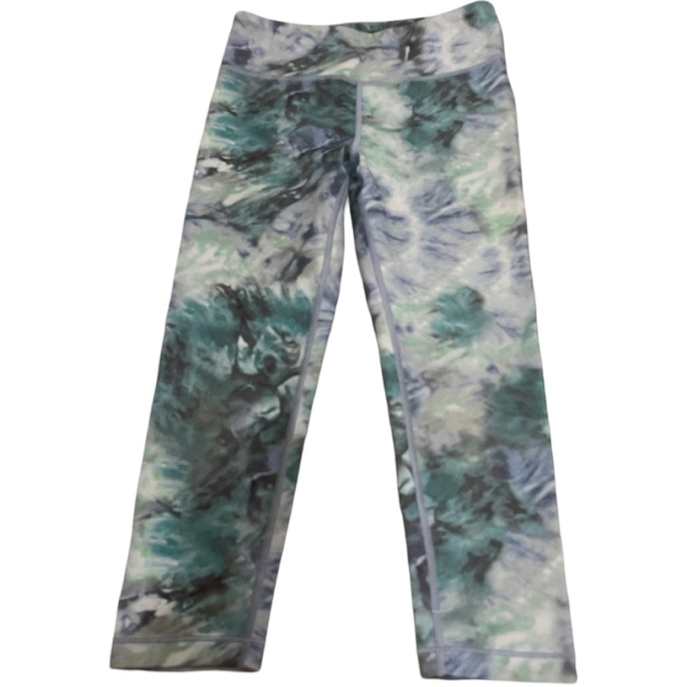 GUC Athleta Girls L/12 Tie-Dye Cropped Leggings